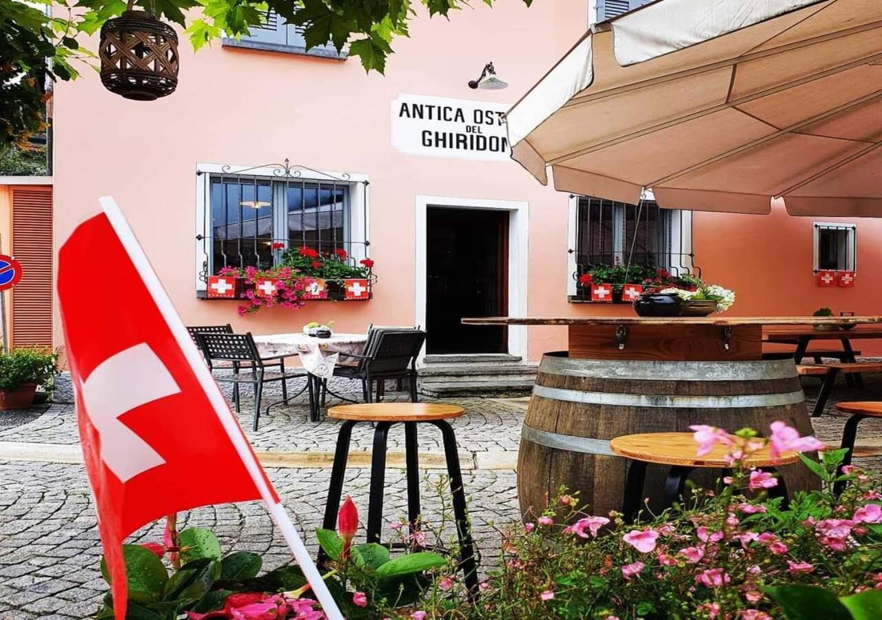 Antica Osteria Ghiridone Hotel Palagnedra ภายนอก รูปภาพ